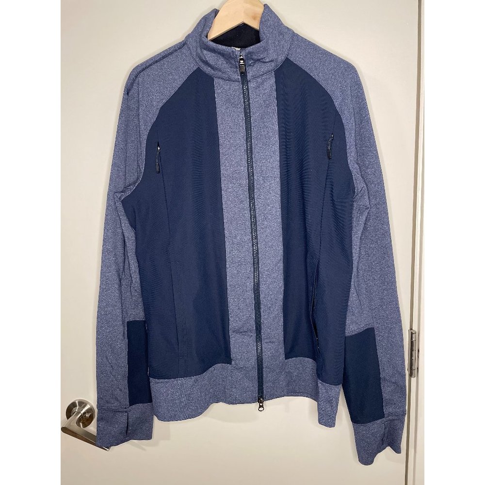 Lululemon Full Zip Track Running Jacket Blue Medium